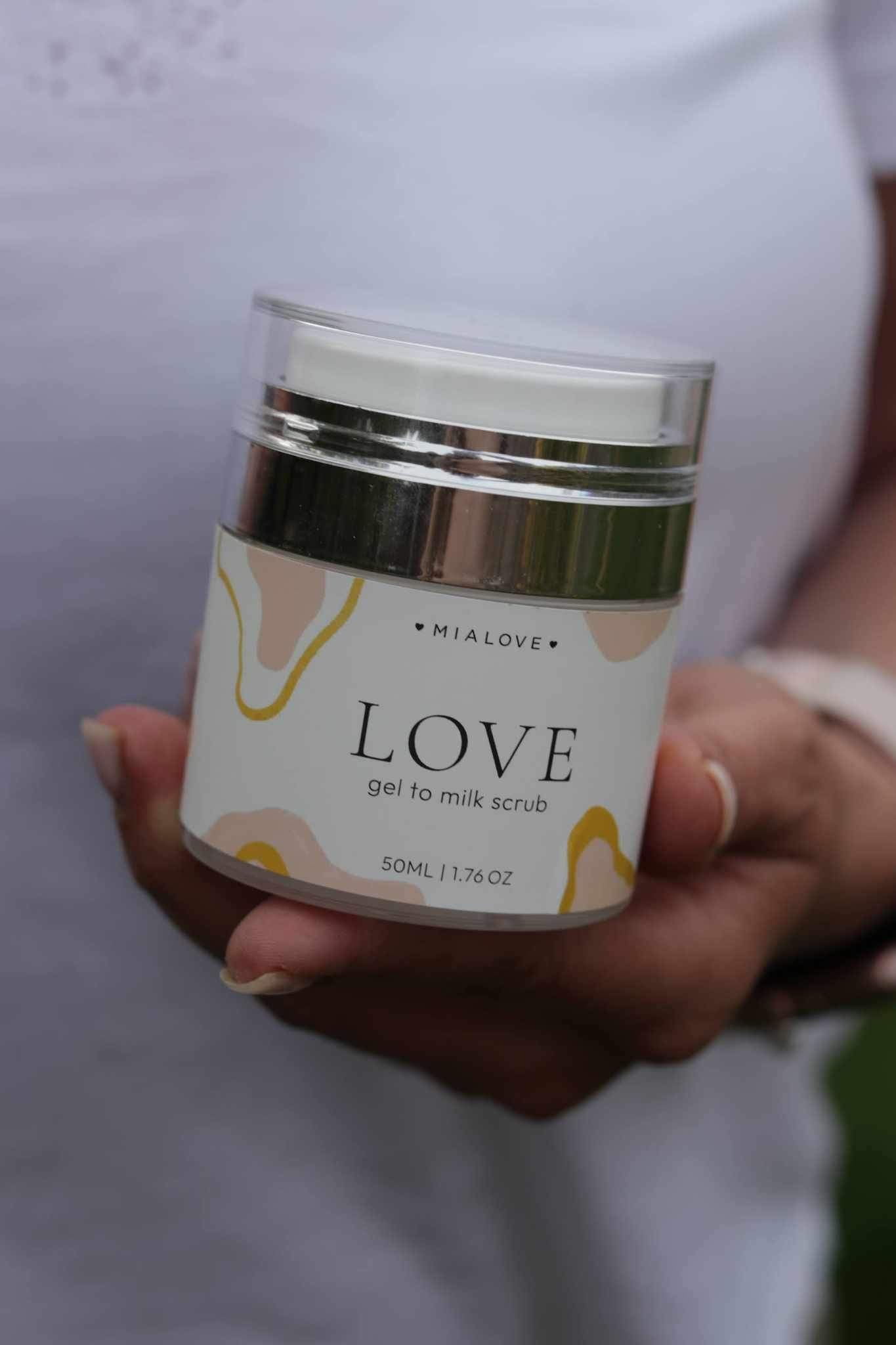 Love Gel to Milk Scrub Mialove